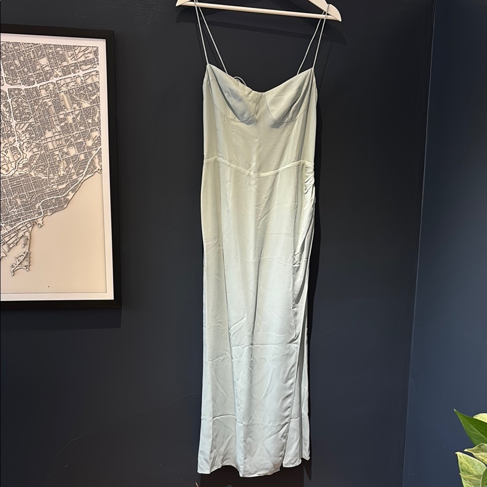 Reformation Light Blue Spaghetti Strap Dress